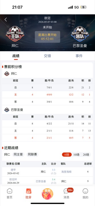 比赛详情